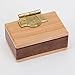 Bits and Pieces - The Mini Secret Gift Box Brainteaser Puzzle - Wooden Maple and Walnut Hinged Money Puzzle Box - Doug Engel Brainteaser Measures 3-1/4