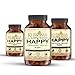 HAPPY Organic Mood Supplement - 60 Vegetarian Capsules - Feel Happy With the Power of Nature