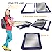 Katzco Magnetic Mirror - 1 Pack - 5 x 7 Inches – for School Locker, Refridgerator, Home, Workshop, Office Cabinet, Shaving, Indoors, Outdoors, Camping, Cars, Bathrooms, and More