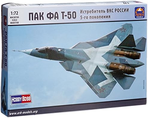 Ark Models AK72041 Pak FA T-50 Russian Aerospace Forces 5th-Generation Fighter, Multi-Color