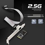 Frefgikty M.2 2.5G Gigabit Network Card 2500M I226 Chip B+M Key Ethernet Adapter view 6
