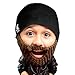 Beard Head Kid Populous Beard Beanie - Knit Hat and Fake Beard for Kids Toddlers Brown