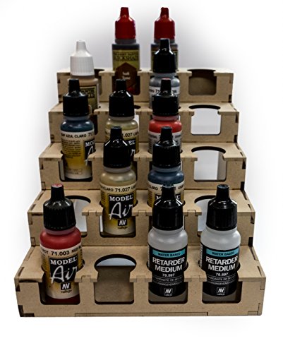 Paint Rack - 26mm "Half" for Vallejo and Army Painter Droppers