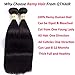 QTHAIR 8A Brazilian Straight Hair 1 Bundle 100g Natural Black 100% Unprocessed Brazilian Virgin Human Hair Weave Remy Hair Extensions