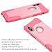 Protective iPhone X Case, Wrestler Military Grade Drop Protection iPhone 10 Case Two Piece Thin Hybrid Phone Cover with Reinforced Corners for iPhone X (Coral Pink/Rose Pink)