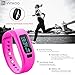 InnKoo Activity Tracker for kids, U2 Fitness Tracker Pedometer Watch Steps Calories Counter Smart Bracelet Wristband Sports Band Sleep Tracker, for Women Men Kids Seniors Bluetooth Sync (Violet)