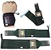 Grip Power Pads Wrist Wraps 2 Wraps for Weight Lifting Wrist Support Cotton Wraps Gym Bandage Straps for Men & Women Premium Quality & PRO Rubber