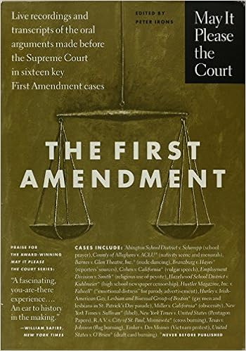 Amazon Com May It Please The Court The First Amendment