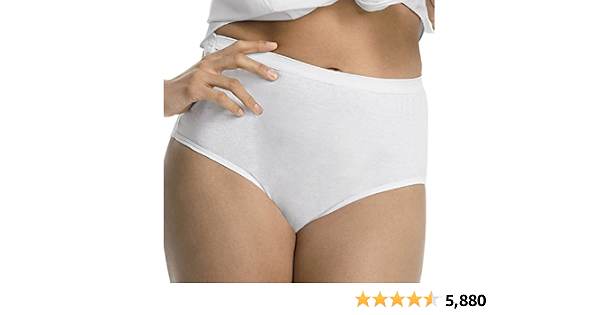 Amazon.com: Just My Size pantaleta alta de algodón, talle grande, 5  unidades, para mujer : Ropa, Zapatos y Joyería