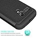 Motorola Moto G Case, Moto G 1st Gen Case, Tekcoo(TM) [Tmajor Series] Shock Absorbing Hybrid Rubber Plastic Impact Defender Rugged Slim Hard Case Cover for Moto G 3G / 4G LTE (Black/Black)