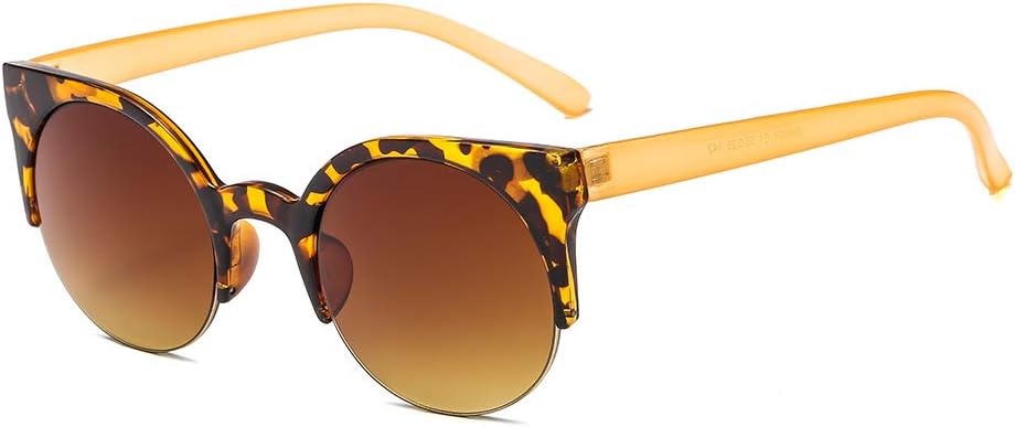 Suertree Women Men Sunglasses, Ladies UV Protection Eyewear Round Eyeglasses Vintage Shades Fashion Outdoor Glasses UV400 JH9005