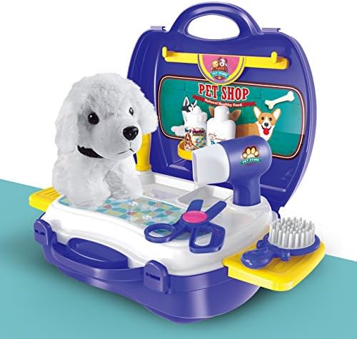 LITTLE PET SHOP FOR KIDS - A LOVELY PUPPY SUITCASE - Enjoy This Funny and Educational Play Set. The Perfect Gift To Develop Creativity in Children.