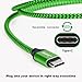 Canjoy USB Type C Cable, 3Pack 10ft Extra Long USB Type C Cable Braided Fast Charging Cord for Samsung Galaxy S10,S10+, S9 S8 Plus Note 9 8,Moto X4 Z2, Google Pixel XL,Nexus 5X 6P(Blue Red Green)