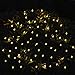 Binval G12 Summer String Lights Solar Powered for Outdoor Patio Lawn Landscape Garden Home Wedding Holiday and Christmas Decorations[50LED-Warm White]