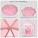 Beebeerun Princess Tent Kids Playhouse Indoor and Outdoor Hexagon Pink Castle Play Tent for Girls