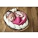 Tinksky Long Ripple Wrap, DIY Newborn Baby Photography Wrap-Baby Photo Props (Pink)