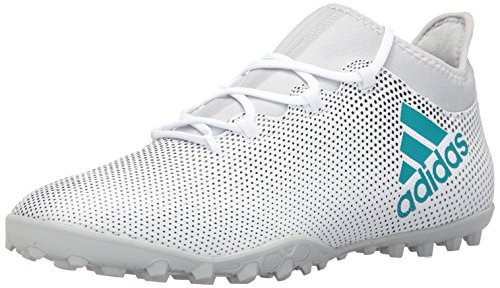 Adidas men s shoes | x tango 17.3 turf soccer, white/energy blue/…