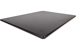 Thirteen Chefs Cutting Boards for Kitchen - 20 x 15 x .5" Black Color Coded Plastic Cutting Board with Non Slip Surface - Dishwasher Safe Chopping Board