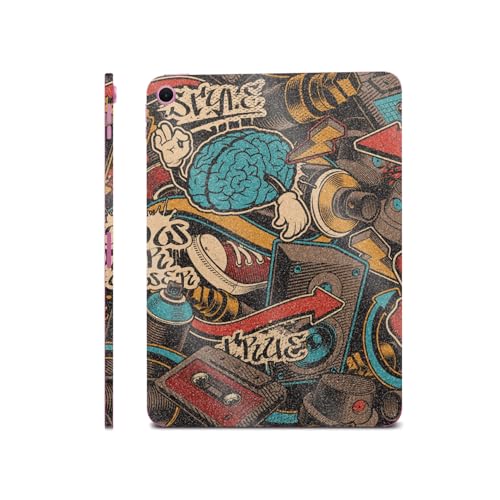 Glossy Glitter iPad Skin Compatible with Apple iPad A16 11 Gen (2025) - Orange…