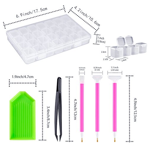 2 OPount+24+Painting+Including+Tweezers+Embroidery