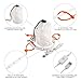 zerproc Outdoor Camping String Lights, Portable USB Lantern Rope Lights with Sensor Touch Switch, Waterproof led String Lights for Hiking, Camping Tent, Emergencies and Backpacking, Cool White