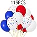 129PCS 4th/Fourth of July Decorations Balloon Garland Arch Kit - Red White Blue Patriotic Party Memorial Day Outdoor Indoor Birthday Decor