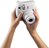 Instax Mini 12 Camera Clay White by Instax – Auto Exposure Selfie Mirror view 2