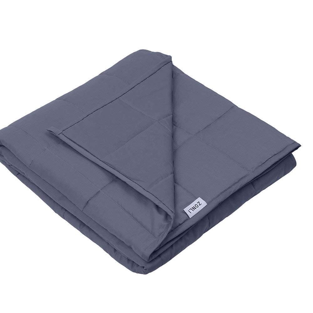 ZonLi Cool Weighted Blanket (60''x80'', 20lbs for 170230lb individual