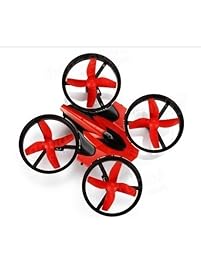 EACHINE E010 Mini UFO Quadcopter Drone 2.4G 4CH 6 Axis Headless Mode Remote Control Nano Quadcopter RTF Mode 2 (Red)