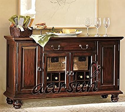 Aarsun Wooden Handcrafted Bar Cabinet - Wine Cabinet - Bar Furniture