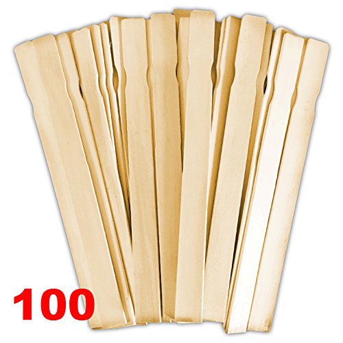 Buy Paint Paddles 12 In. Bulk Pack of 100 Hardwood Stirrers Stick