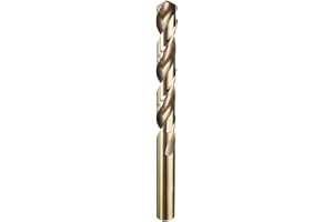 HARFINGTON 1pcs M35 Cobalt Twist Drill Bit 13mm(33/64") Dia High-Speed Steel Metric Drill Bit with Titanium Coating for Drill