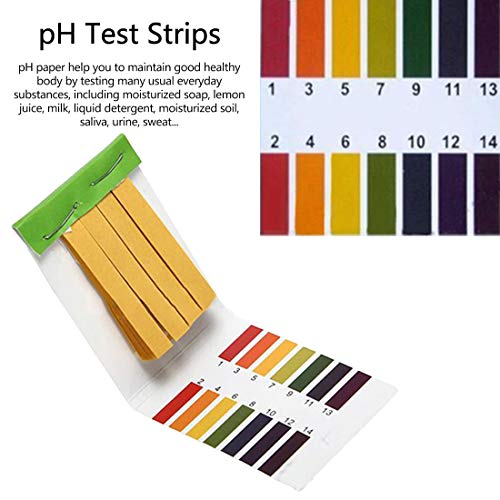 Ph Meters - 80 Strips Pack Ph Test Full Meter Controller 1 14st Indicator Litmus Paper Water Soilsting Kit - Hydroponics Meters Soil Water Food Fish Brewing Tank