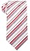Scott Allan Red Ties for Men | Carbata Roja | Red and Gray Necktie