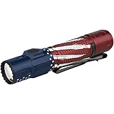 OLIGHT Warrior Ultra 2500 Lumens Tactical Flashlight, Compact Dual Switches Rechargeable Bright Light with Proximity Sensor, Suitable for Emergency, Outdoor, Searching (Stars & Stripes Edition)