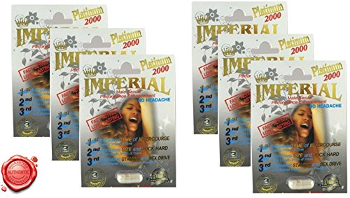 Imperial Zen 2000mg Platinum Male Sexual Performance Enhancement Pill 100% AUTHENTIC - (6)