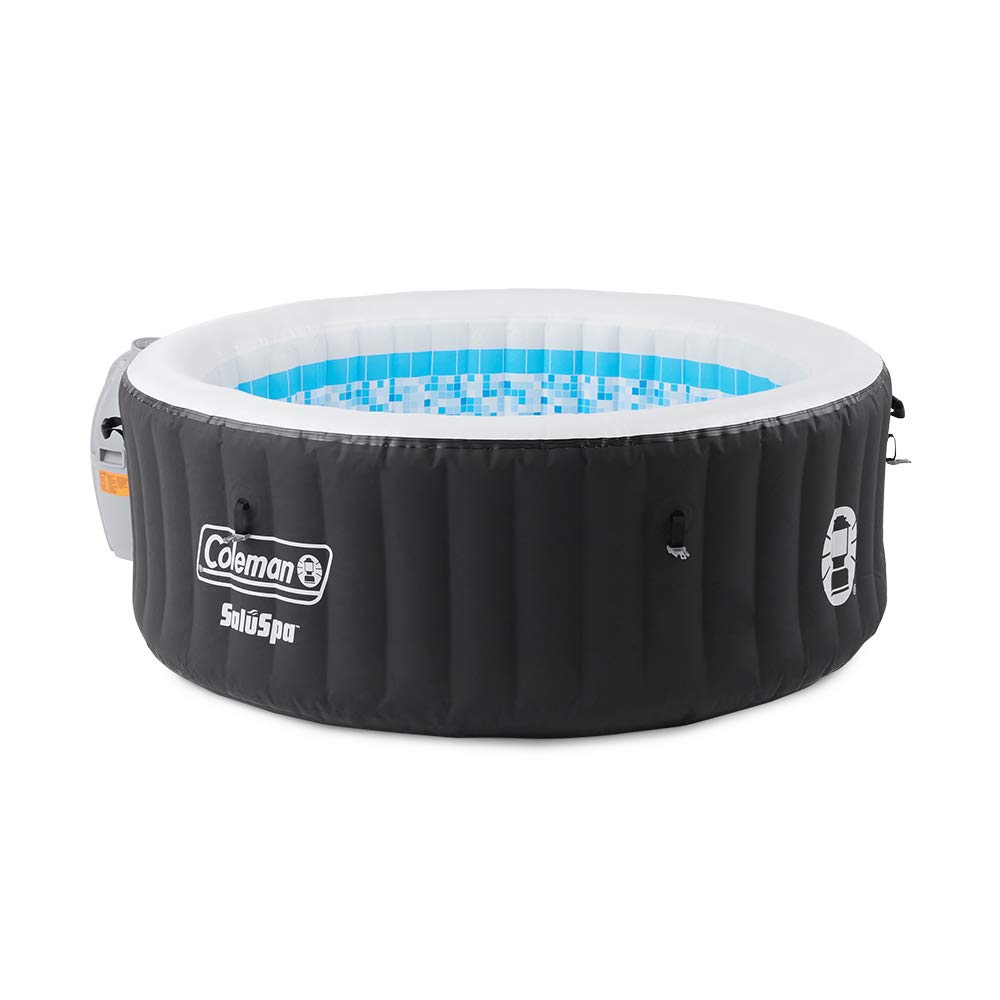 Coleman 13804BW SaluSpa 4 Person Portable Inflatable Outdoor Round Hot