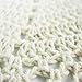 kilofly Crochet Cotton Lace Table Placemats Doilies Value Pack, 4pc, Hexa, Beige, 12 inch