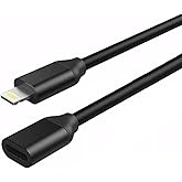 for iPhone Charger Extension Cable,6FT Lightning Extender Dock Cable Compatible with iPhone 14 Pro 13 Pro Max 12 11 X XR 8 7 