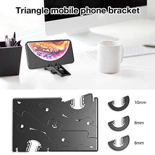 Per Newly Cell Phone Stand, Multi-Angle Adjustable Card-Type Stand Portable Photography Tripod Cell Phone Holder