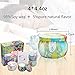 BAG WIZARD Natural Soy Wax Aromatherapy Tin can Scented Candle Set For Home,Wedding,Gift,Four Fragrance Style,Cardenia,Lavender,Jasmine,French Vanilla,Burn Time 25 Hours One,4 x 4.4OZthumb 3