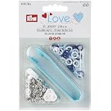 PRYM Love Nähfrei-Druckknöpfe Jersey 8 mm rot
