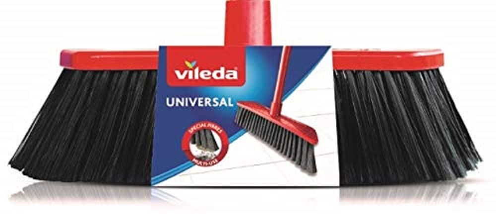 Vileda Universal Brush Refill, Red and Black
