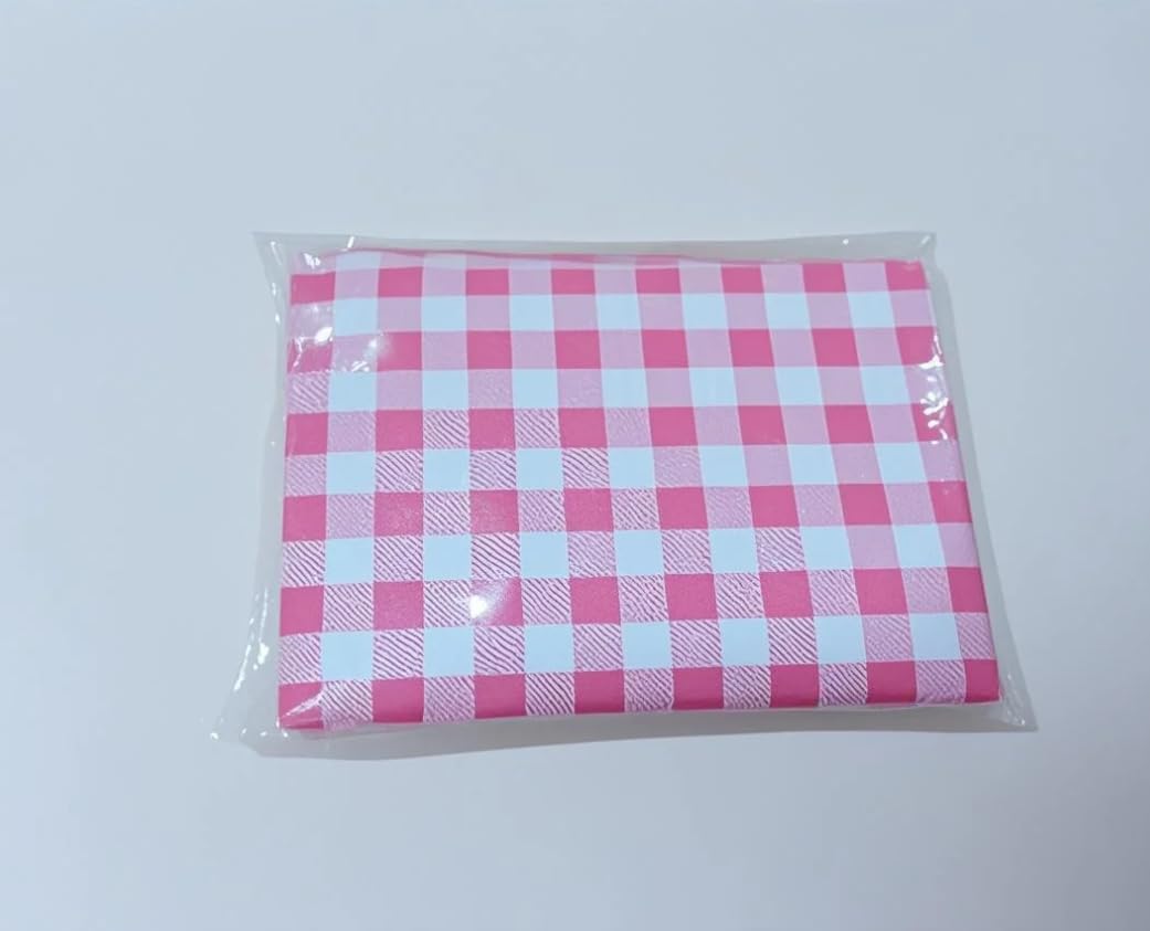 Photo 1 of GENERALCARE Picnic Blanket, 80 x 80 inches, Waterproof Foldable, Gingham Pattern (Red)