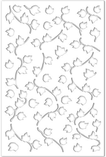 Acurio Lattice Vines Outdoor Decor Panel Screen, White, 48 x 32 x 1/4"