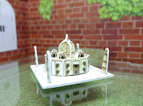 Mini 3D Puzzles Architecture 'Taj Mahal' Easy for Baby 3 Years and more Mini Size 2.2" x 1.5"