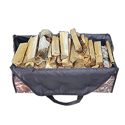 Camouflage Log Carrier Bag,Extra Large Toy Storage Bag Multifunctional Tote Bag for Firewood Storage Bag - Thumbnail 2