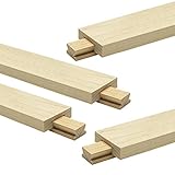 Classic Wood Center-Mount Drawer Slide, 4-Pack
