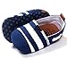Ecosin Baby Blue Stripe Sneaker Anti-slip Soft Sole Toddler Prewalker (6-12months)