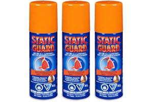 Static Guard Anti-Static Spray – 45 g (1.59 oz) Travel Size – 3 Bottles (3 x 45 g) – Instantly Eliminates Static Cling